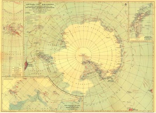 Fototapet Regiunile Antarctice (1932)