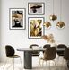 Set de postere №02, Fețe de fete negre aurii