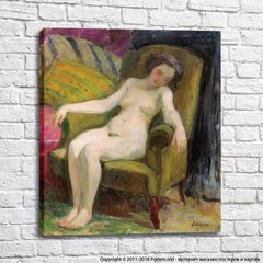 Henri Lebasque - Nud pe scaun