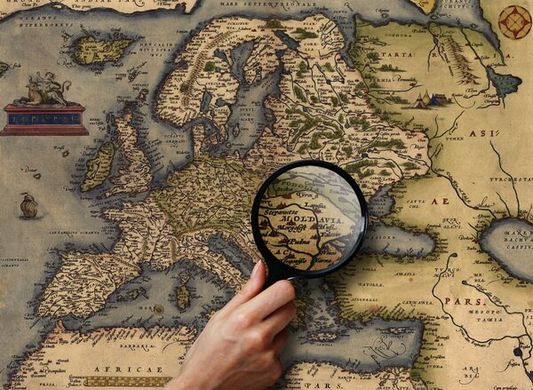 Фотообои Средневековая карта Европы