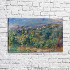 Pierre Auguste Renoir. Peisaj în Provence, Cagnes, 1910.