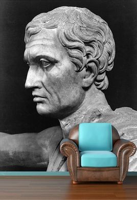 Profilul unui bust al lui Iulius Caesar