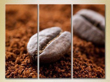 Triptic Cafea măcinată și boabe