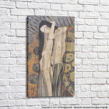 Бетховенский фриз, деталь, Gnawing Pain 2, 1902 г.