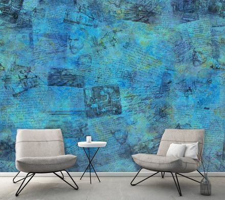 Textura creată din lucrările lui Van Gogh, albastră