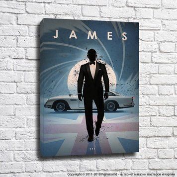 Afiș cu James Bond