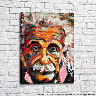 Альберт Эйнштейн в стиле арт модерн
