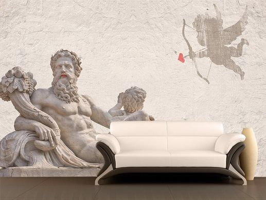 Sculptura lui Zeus și Cupidon