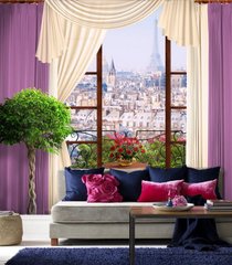 Фотообои вид на Париж с балкона