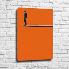 Оранжевый постер к фильму Одержимость