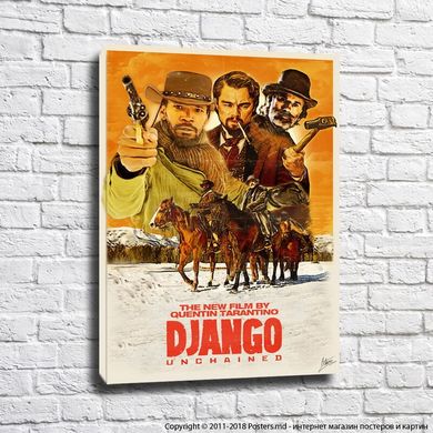 Poster cu personajele filmului Django Unchained