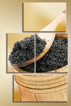 Полиптих, черная икра