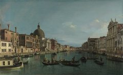 Veneția: Canalul Mare cu San Simeone Piccolo
