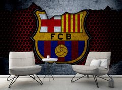 Логотип футбольной команды Барселона, спорт