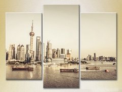 Триптих Шанхайские небоскребы
