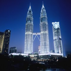 Fototapet Petronas Towers, Kuala Lumpur, Malaezia