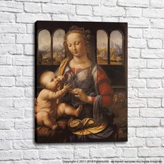 Madona Garoafei, Leonardo Da Vinci