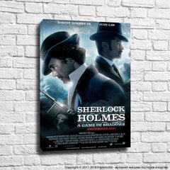 Poster cu personajele filmului Sherlock Holmes Game of Shadows