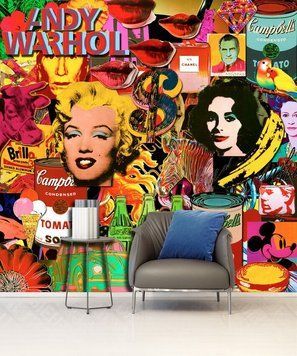 Colaj luminos &icirc;n stilul lui Andy Warhol