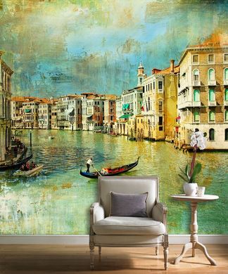 Фотообои каналы Венеции, фреска