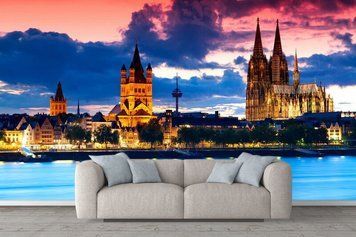 Catedrala din K&ouml;ln pe cerul albastru, Germania
