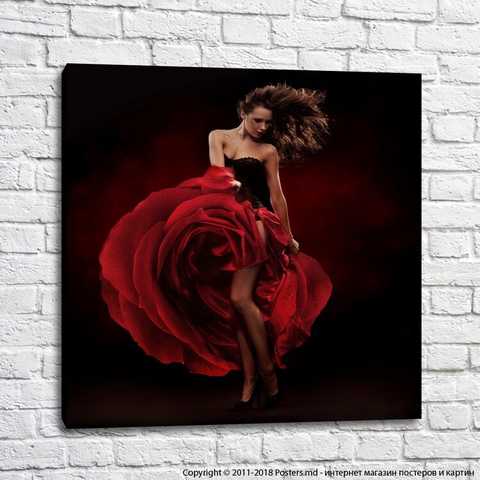 Стоковые фотографии по запросу Красное платье из роз