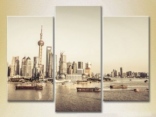 Triptic Zgârie-nori din Shanghai