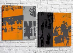 abstraction-gray-orange-people