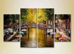 Полиптих Амстердамский канал, Голландия_03