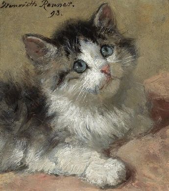 Любознательный котенок, 1893 г.