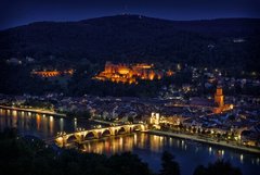 Fototapet Podul Vechi din Heidelberg, Germania