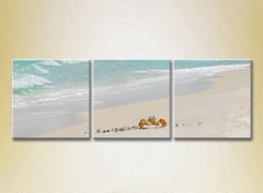 Триптих Краб на песке