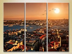 Триптих Стамбул на закате, Турция_03