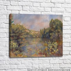Pierre Auguste Renoir Lakeside Landscape