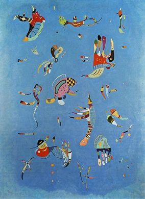 V. Kandinsky, Cerul albastru, 1940