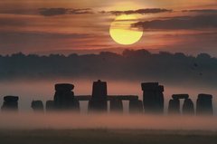 Natura, Stonehenge în ceață, Marea Britanie
