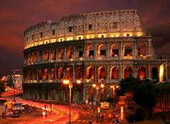 Fototapet Roma, noapte Colosseum