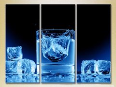 Triptic Cuburi de gheață într-un pahar_01