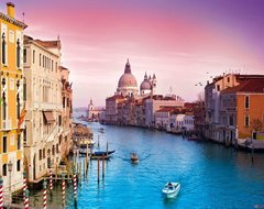 Фотообои Гранд канал на закате, Венеция
