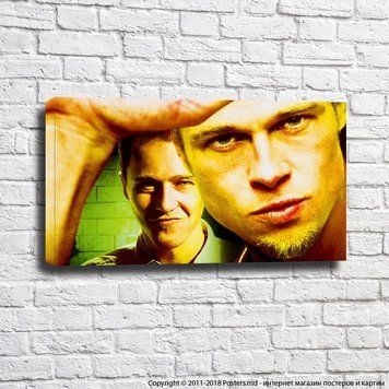 Poster cu personajele principale ale Fight Club