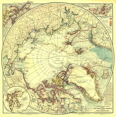 Фотообои Северный Полюс (1907)