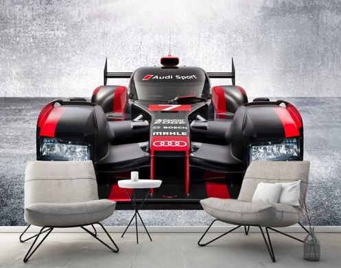 Mașină de Formula 1 pe un fundal gri