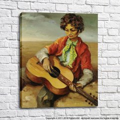Marcel Diff - Băiat țigan care cântă la chitară - 1950