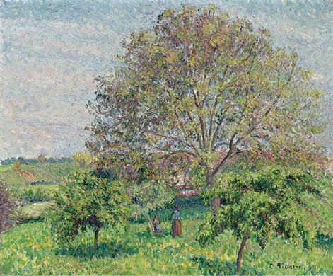 Great Nut-Tree in Spring, Eragny, 1894