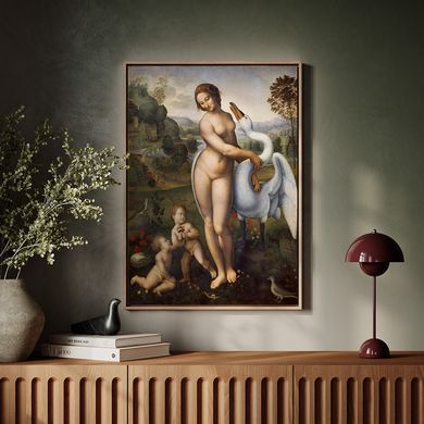 Leonardo da Vinci_Leda și lebăda
