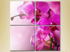 Полиптих Фиолетовые орхидеи