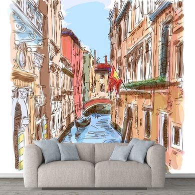 Canal îngust de apă din Veneția