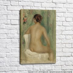 Pierre-Auguste Renoir, Nud așezat văzut din spate, 1895.