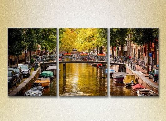Триптих Амстердамский канал, Голландия_02