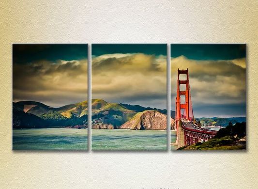 Triptic Podul Golden Gate în perspectivă